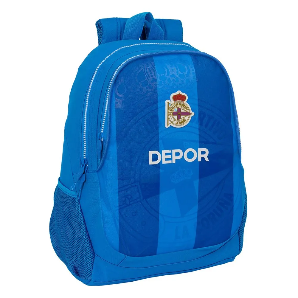 Safta 612460665 Real Deportivo De La Coruña 23l 27x33x10 Cm Ryggsäck, Multicolor