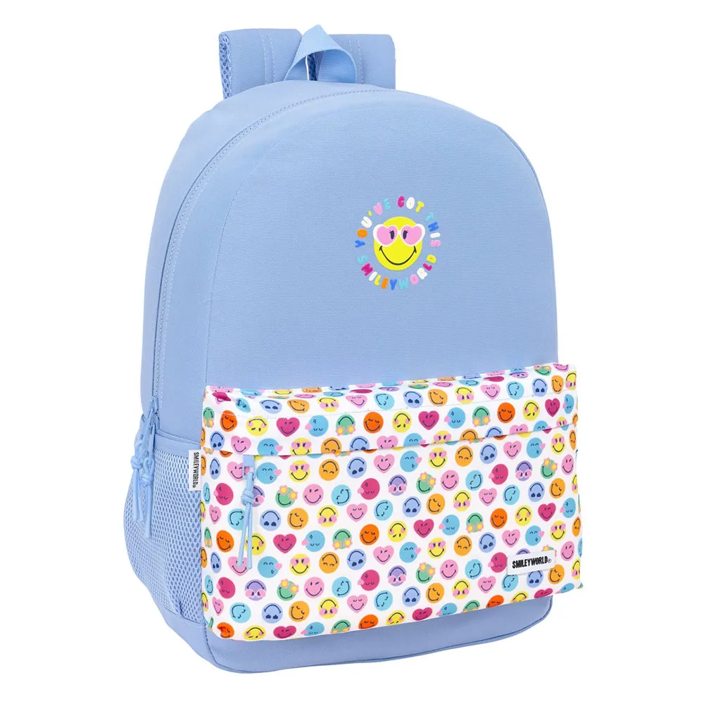 Safta 612481758 Smiley World Joyful 19l 27x33x10 Cm Ryggsäck