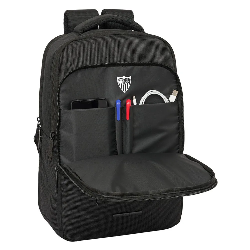Safta 612482894 Sevilla Fc Business Backapck 15.6´´ 19.15l 27x33x10 Cm Ryggsäck, Multicolor