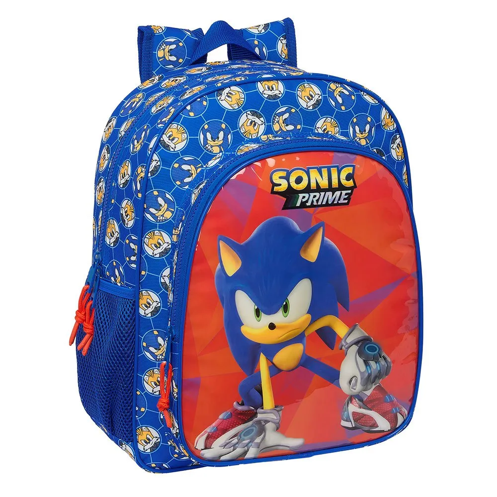 Safta 612495640 Sonic Prime Junior 15l 27x33x10 Cm Ryggsäck, Multicolor