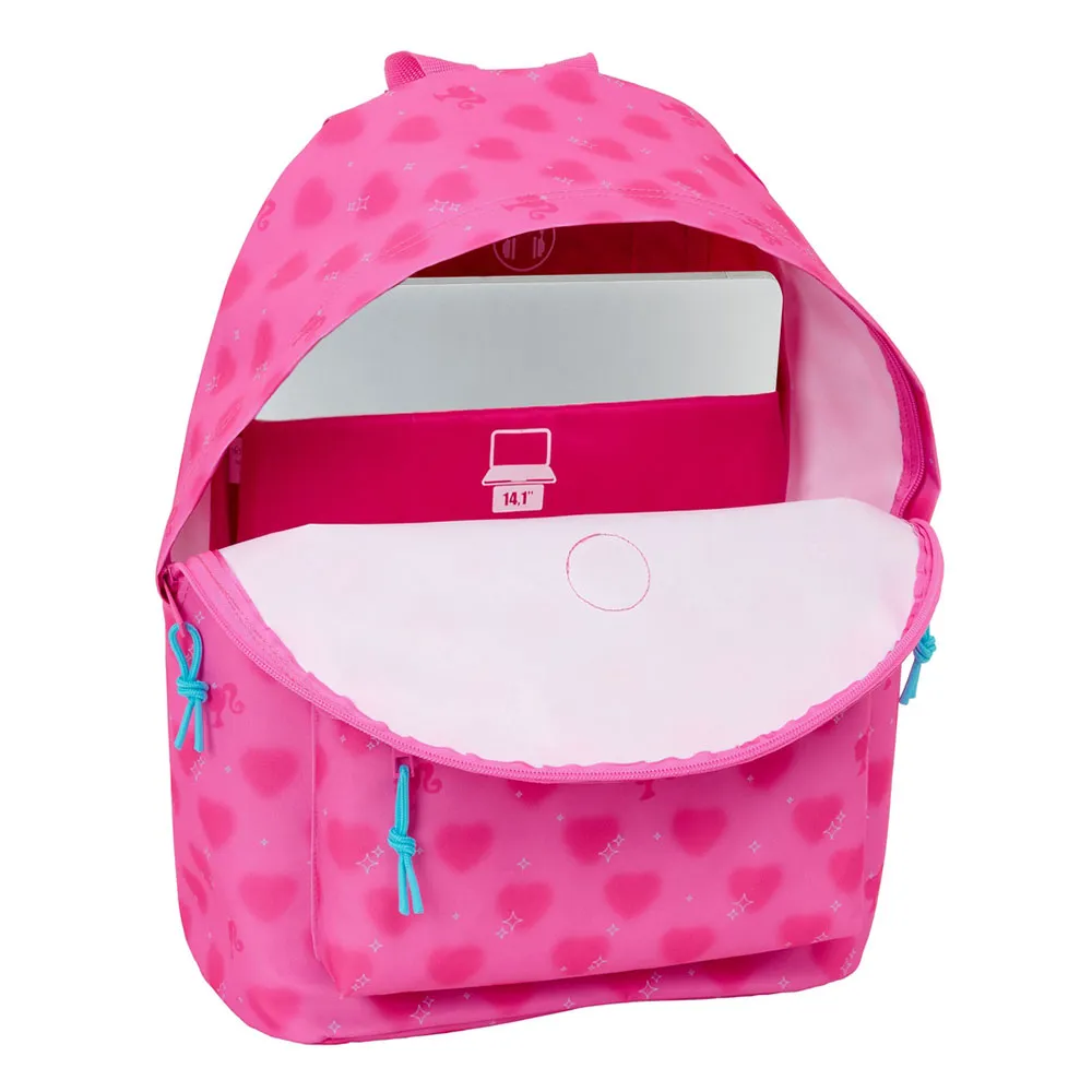 Safta 612505819 Barbie Hearts 14.1´´ 20l 32x43x14 Cm Ryggsäck, Multicolor