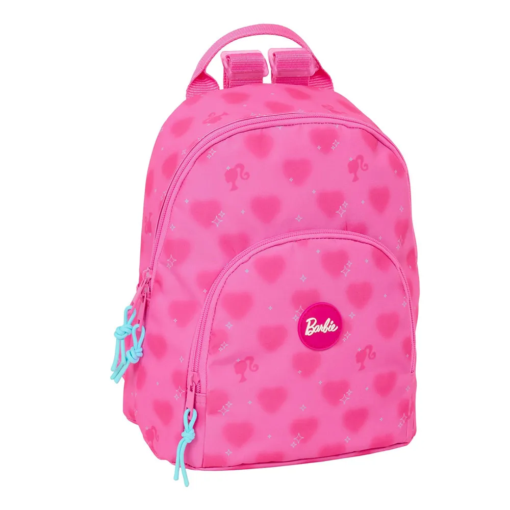 Safta 612505846 Barbie Hearts Mini 9.75l 32x43x14 Cm Ryggsäck, Multicolor