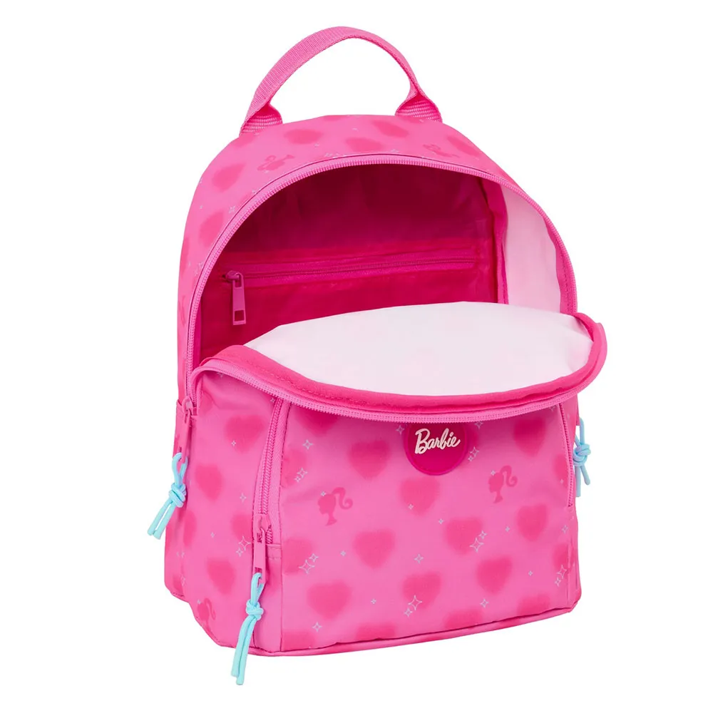 Safta 612505846 Barbie Hearts Mini 9.75l 32x43x14 Cm Ryggsäck, Multicolor