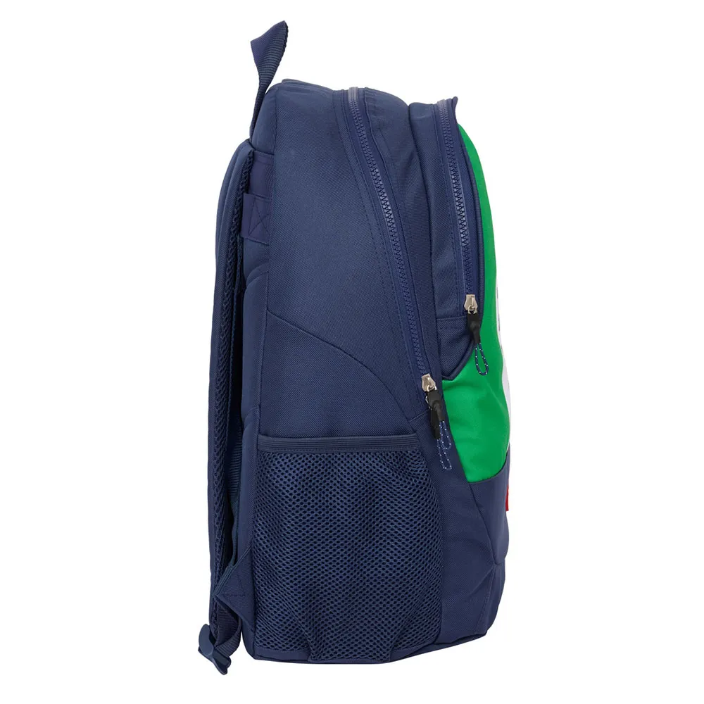 Safta 612506665 Benetton Flag 23l 27x33x10 Cm Ryggsäck, Multicolor