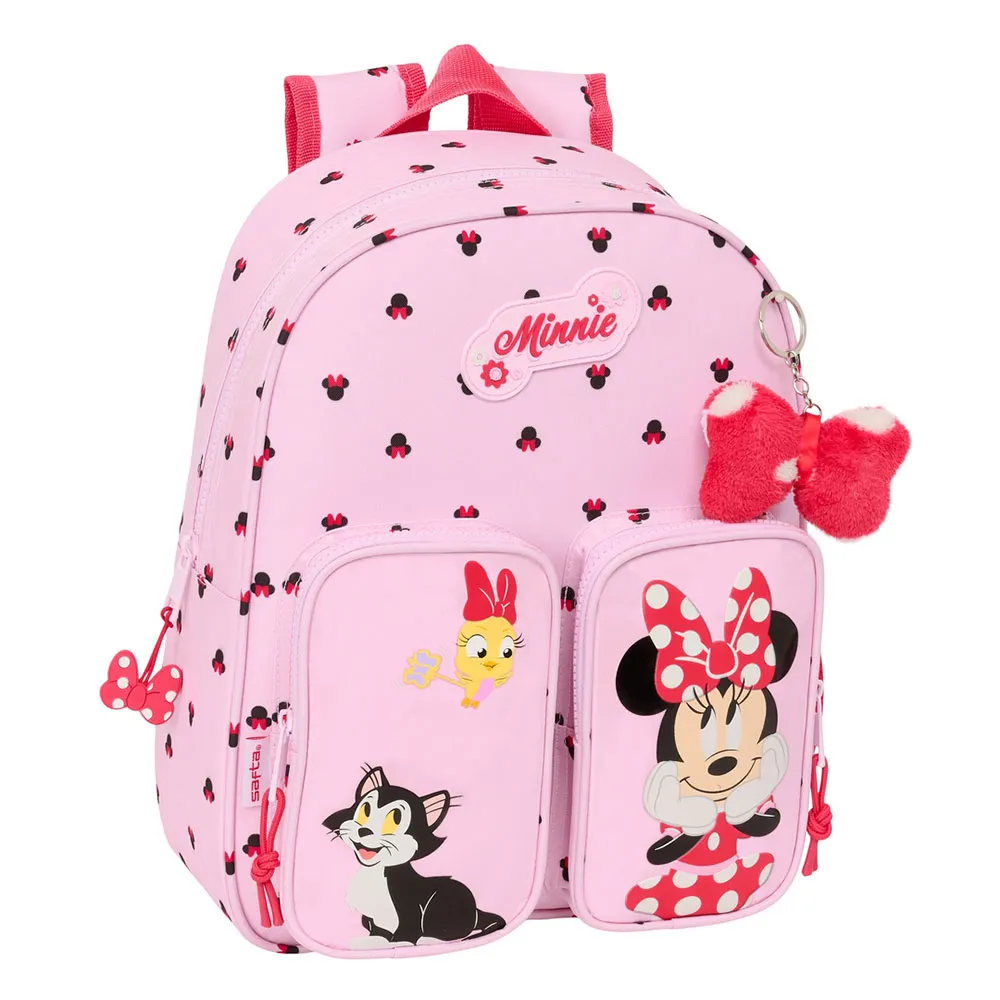 Safta 612512609 Small Minnie Mouse Naive 9.50l 27x33x10 Cm Ryggsäck