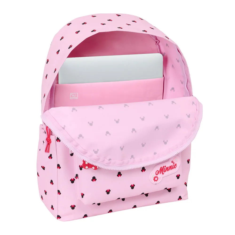 Safta 612512775 14.1´´ Minnie Mouse Naive 17.30l 22x39x10 Cm Ryggsäck, Multicolor