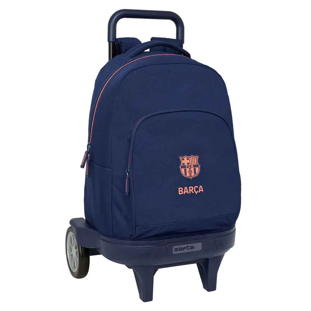 Safta 612526218 F.c Barcelona 2nd Kit Compact 33l Ryggsäck Med Hjul, Multicolor