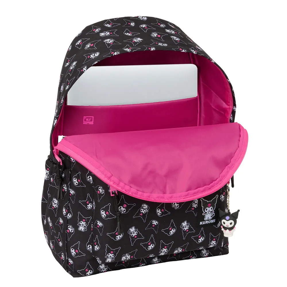 Safta 612541775 Kuromi 14.1´´ 17.30l 32x43x14 Cm Ryggsäck, Multicolor
