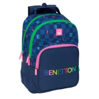 Safta 612550773 Benetton Damero 20l 27x33x10 Cm Ryggsäck