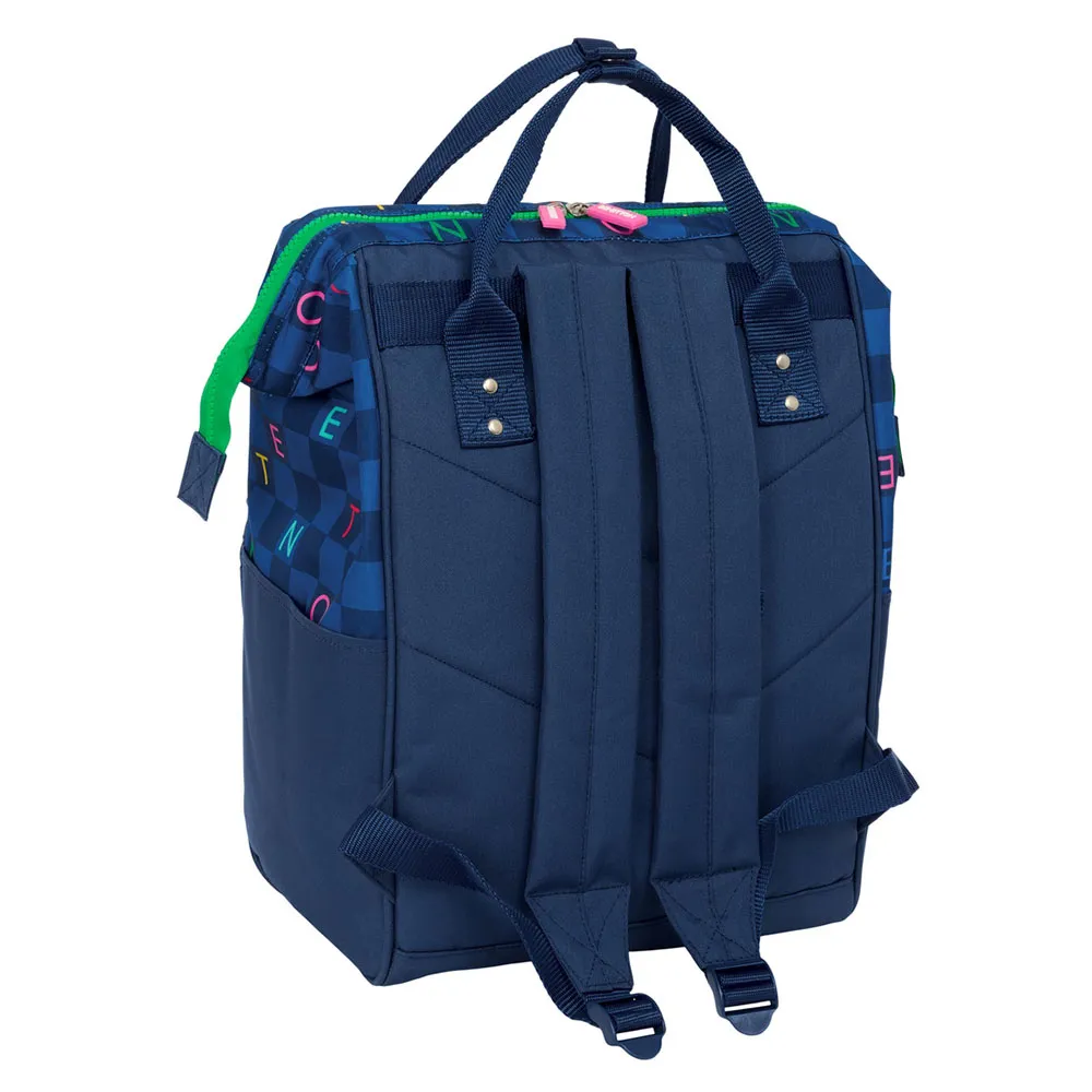 Safta 612550838 13 Benetton Damero 10l 22x39x10 Cm Ryggsäck, Multicolor