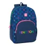 Safta 612550876 Benetton Damero 19.30l 27x33x10 Cm Ryggsäck, Multicolor