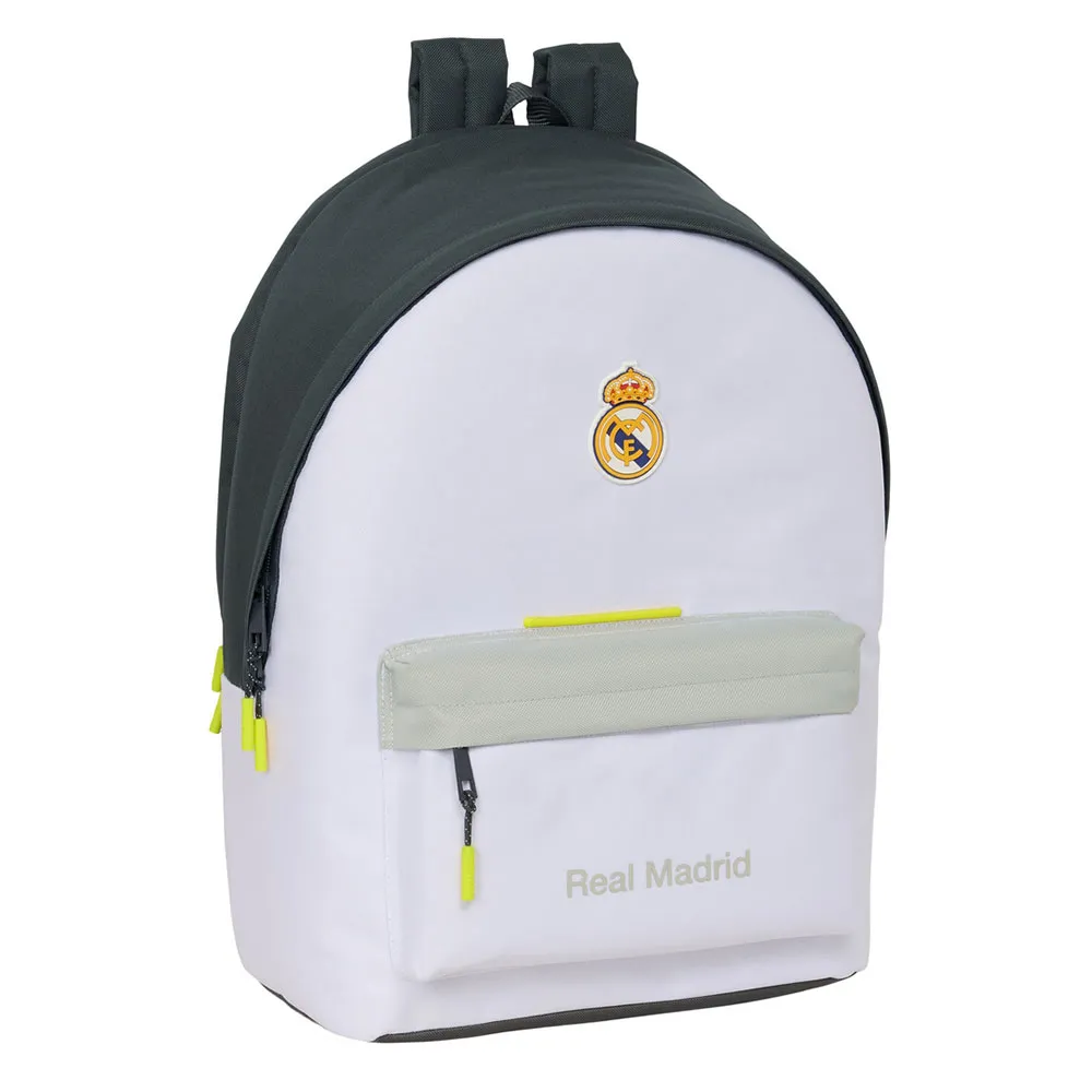Safta 612554820 Real Madrid 25/26 For 15.6´´+usb 24.55l 32x43x14 Cm Ryggsäck, Multicolor