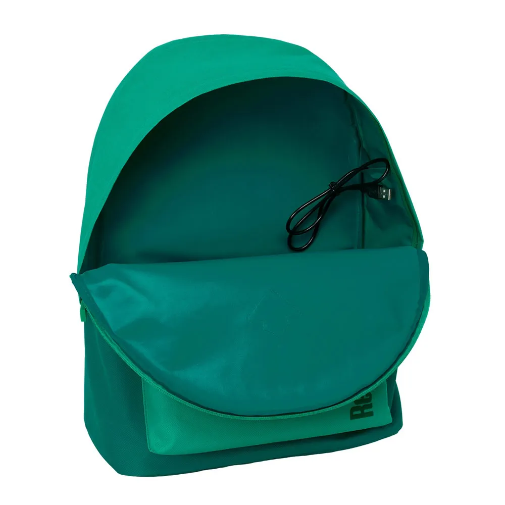 Safta 612566820 Real Betis Balompie 15.6´´+usb 24.55l 32x43x14 Cm Ryggsäck, Multicolor
