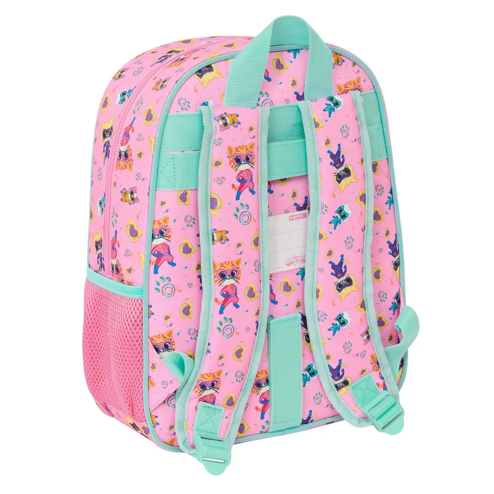 Safta 612567185 Small Superkitties 10l 27x33x10 Cm Ryggsäck, Multicolor