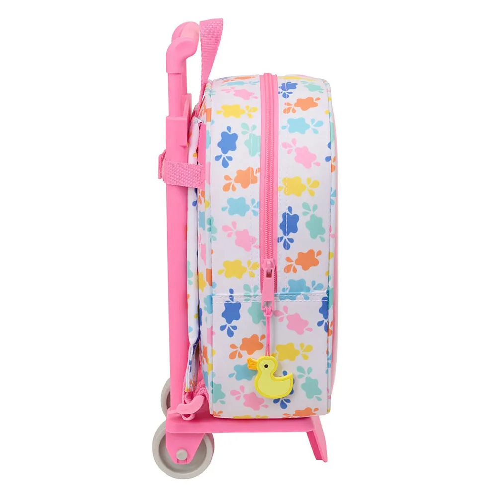Safta 612572280 Peppa Pig Mini 6l Ryggsäck Med Hjul, Multicolor