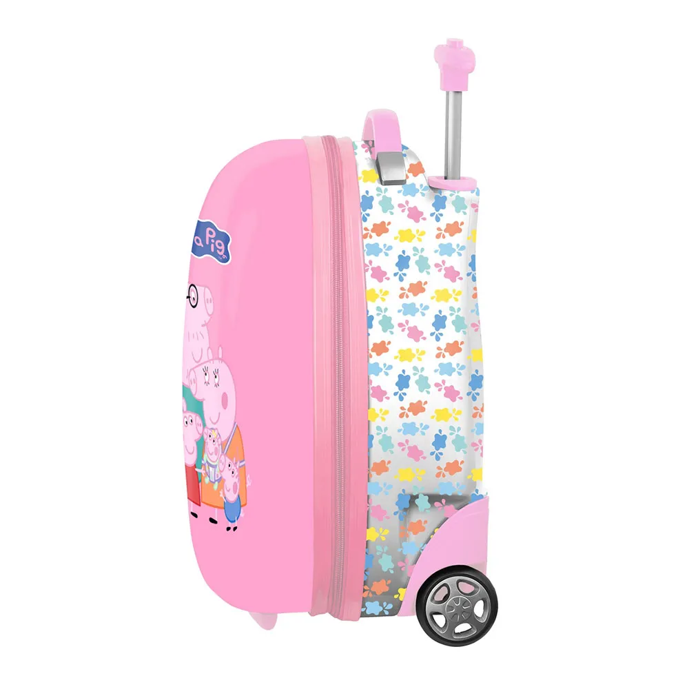 Safta 612572848 Peppa Pig Baby Pig Kid 16´´ 27.70l Ryggsäck Med Hjul, Multicolor