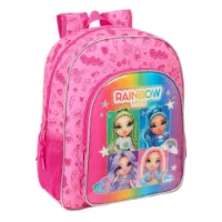 Safta 612583180 Rainbow High Shine 19l 27x33x10 Cm Ryggsäck Safta 612583180 Rainbow High Shine 19l 27x33x10 Cm Ryggsäck