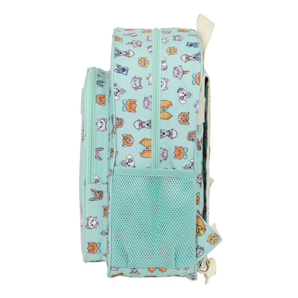 Safta 612597185 Small Cats & Dogs 10l 27x33x10 Cm Ryggsäck, Multicolor