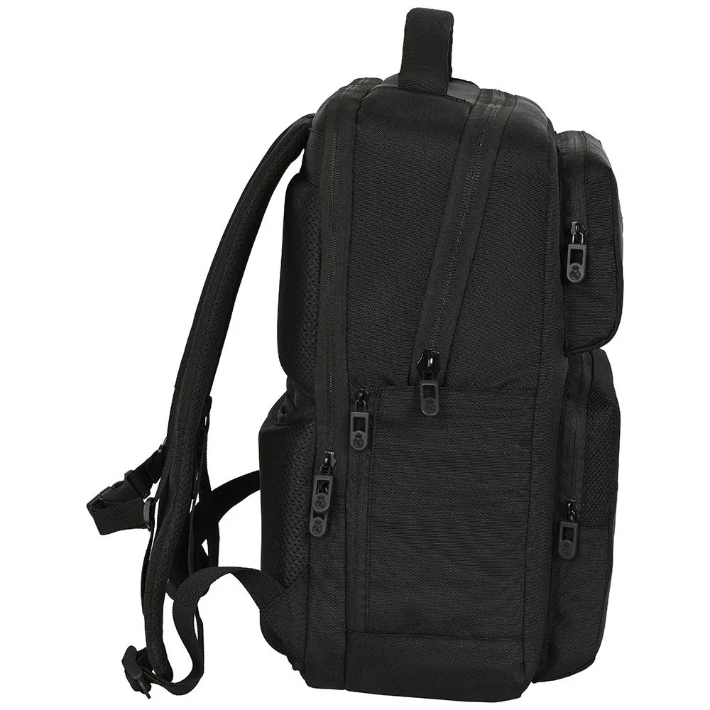 Safta 622364377 Real Madrid Premium 2 Pockets 15.6´´+usb 13.75l 32x42x15 Cm Ryggsäck, Multicolor