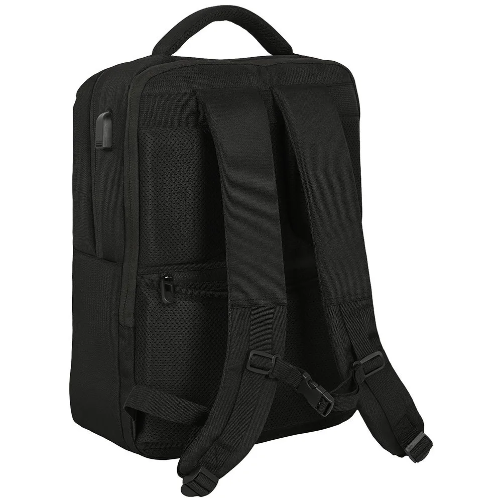 Safta 622364377 Real Madrid Premium 2 Pockets 15.6´´+usb 13.75l 32x42x15 Cm Ryggsäck, Multicolor