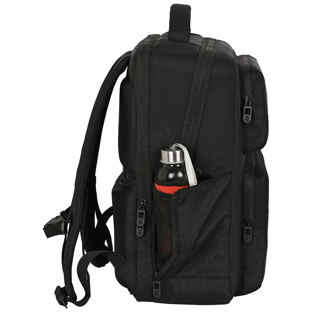 Safta 622364377 Real Madrid Premium 2 Pockets 15.6´´+usb 13.75l 32x42x15 Cm Ryggsäck, Multicolor