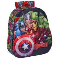 Safta 622467890 3d Avengers 8.64l 22x39x10 Cm Ryggsäck