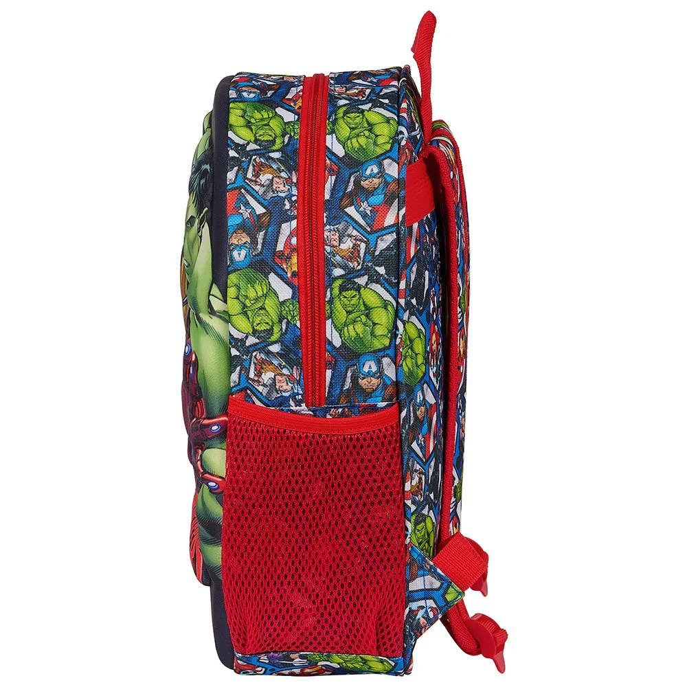 Safta 622467890 3d Avengers 8.64l 22x39x10 Cm Ryggsäck, Multicolor
