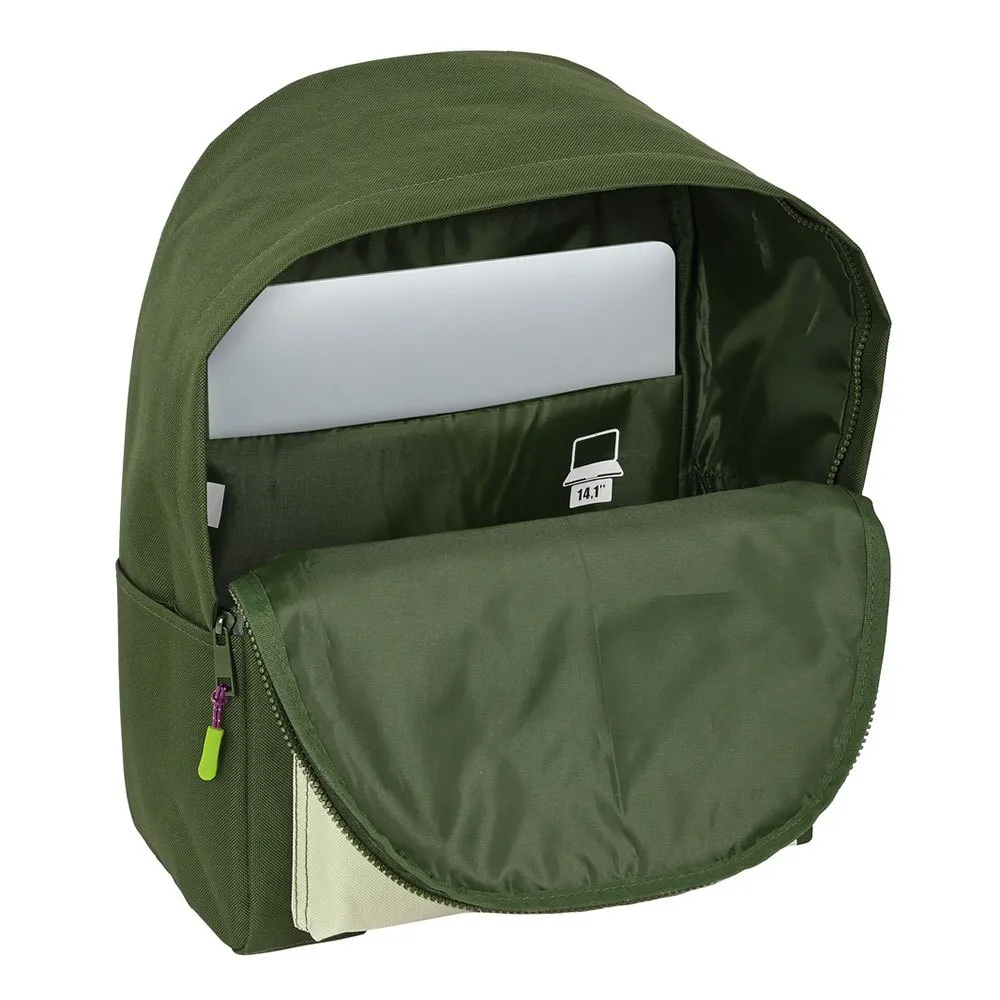 Safta 642312902 14.1´´ Munich Bright 19.85l 32x42x15 Cm Ryggsäck, Khaki
