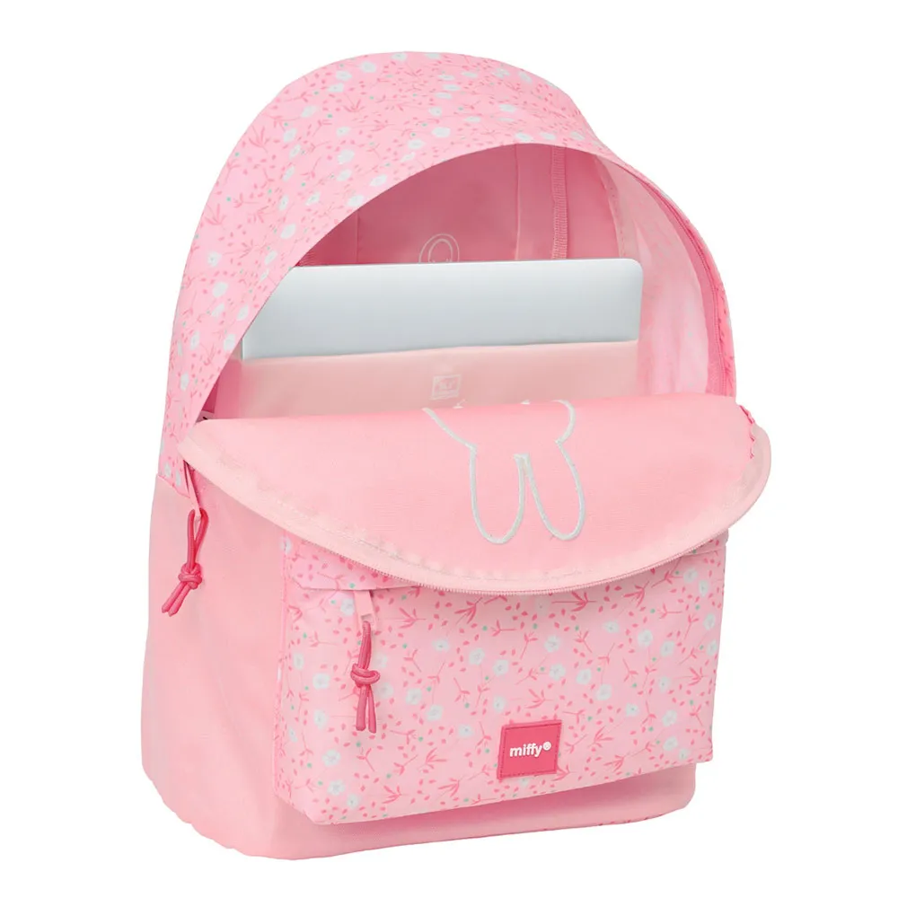 Safta 642520819 Miffy Flowers 14.1´´ 20l 32x43x14 Cm Ryggsäck, Multicolor