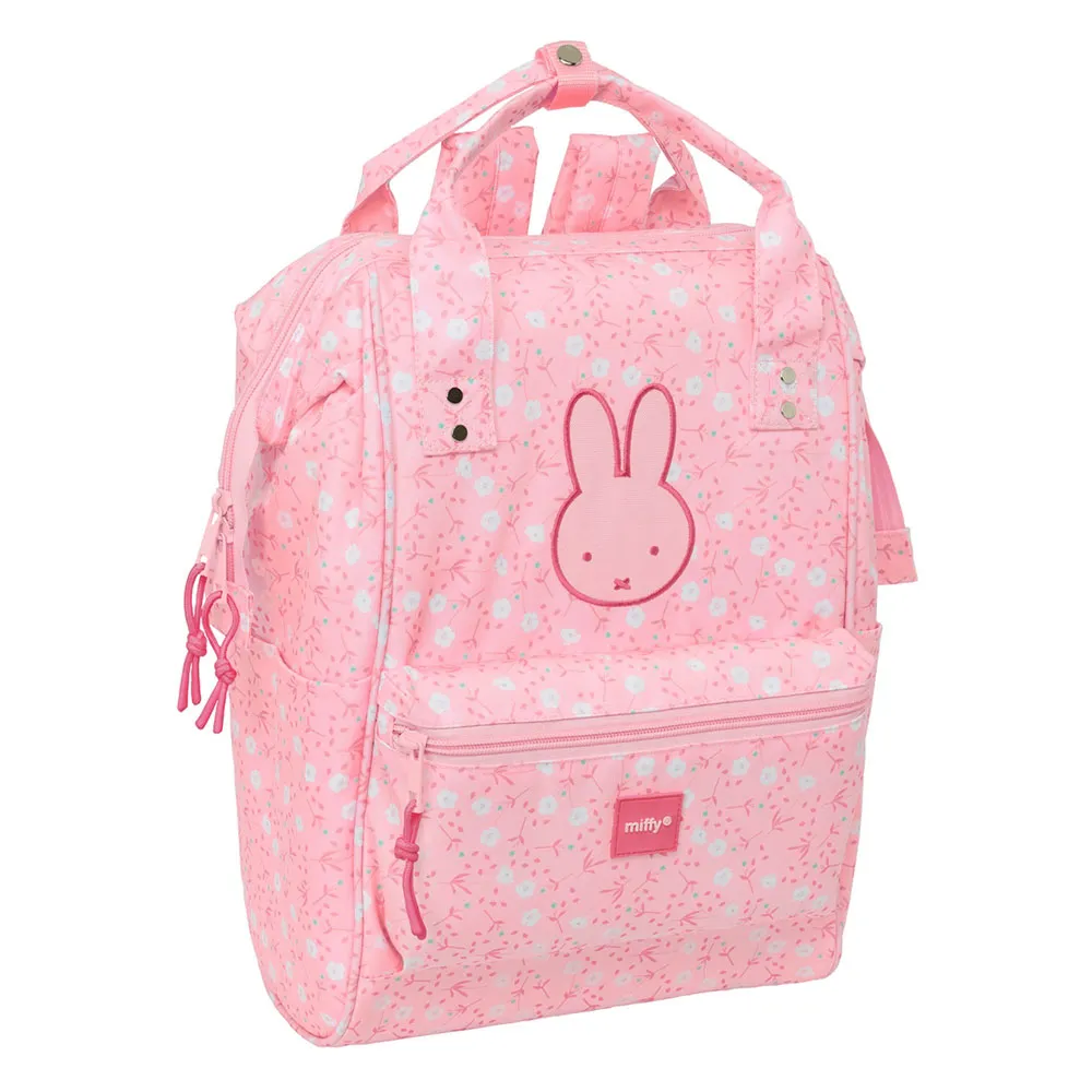 Safta 642520838 Miffy Flowers 13´´ 17l 32x43x14 Cm Ryggsäck, Multicolor