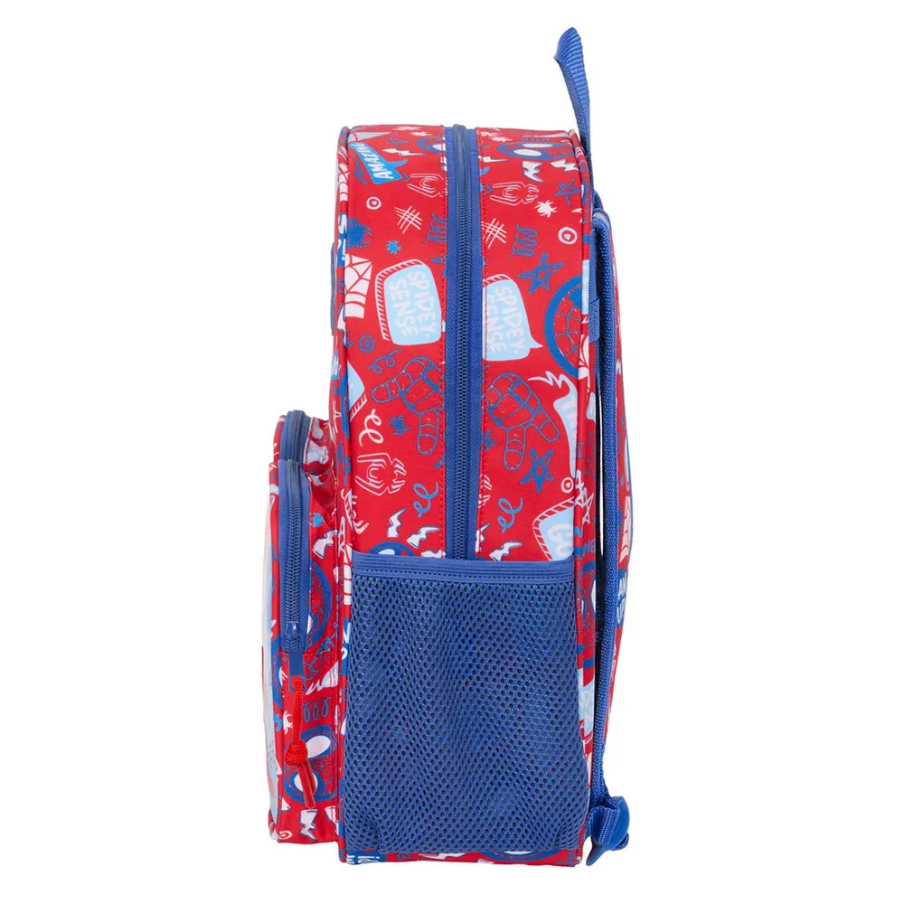 Safta 642532185 Spidey Rescue 21l 34x26x11 Cm Ryggsäck, Multicolor