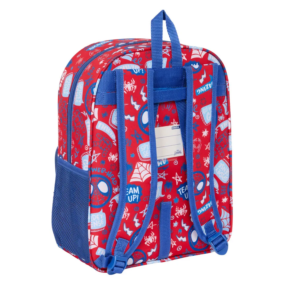 Safta 642532185 Spidey Rescue 21l 34x26x11 Cm Ryggsäck, Multicolor