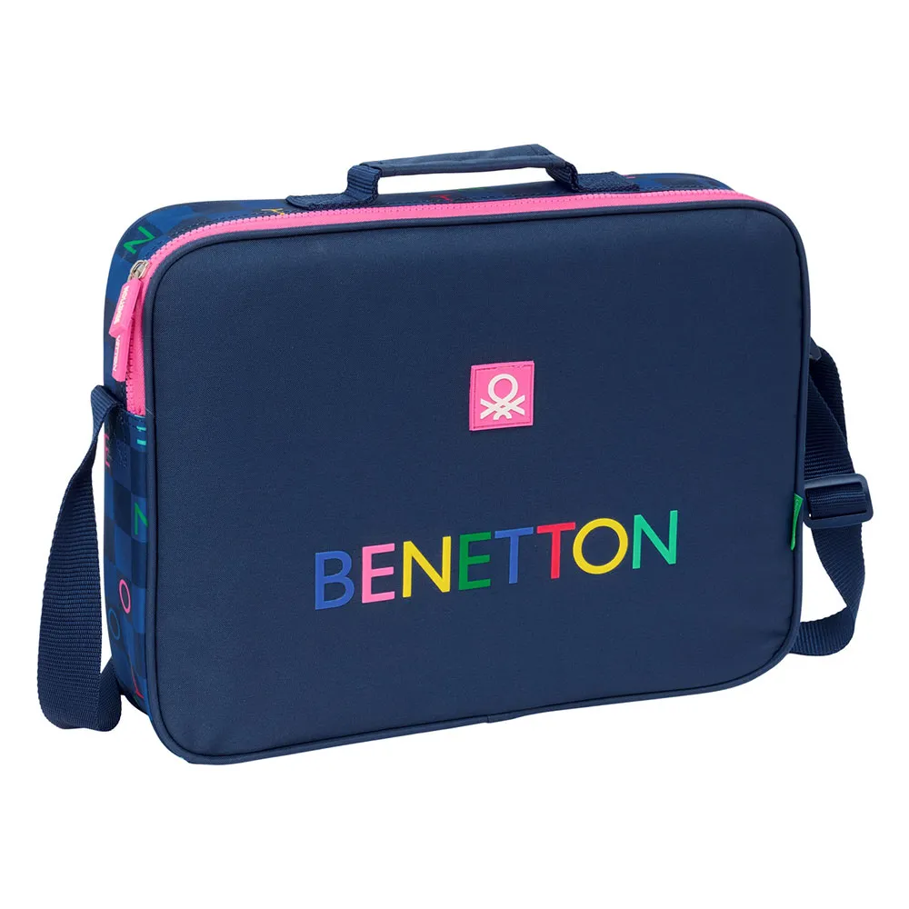 Safta Benetton Damero Laptopväska, Multicolor