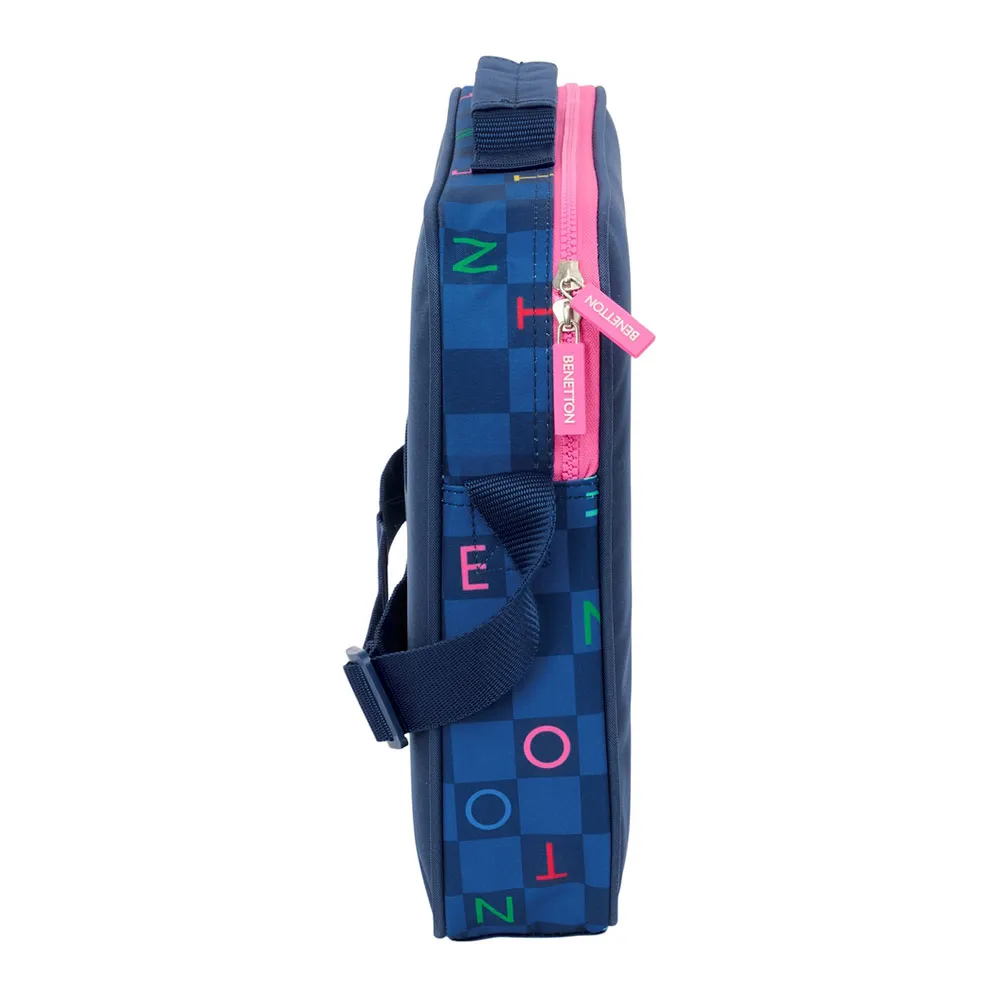 Safta Benetton Damero Laptopväska, Multicolor