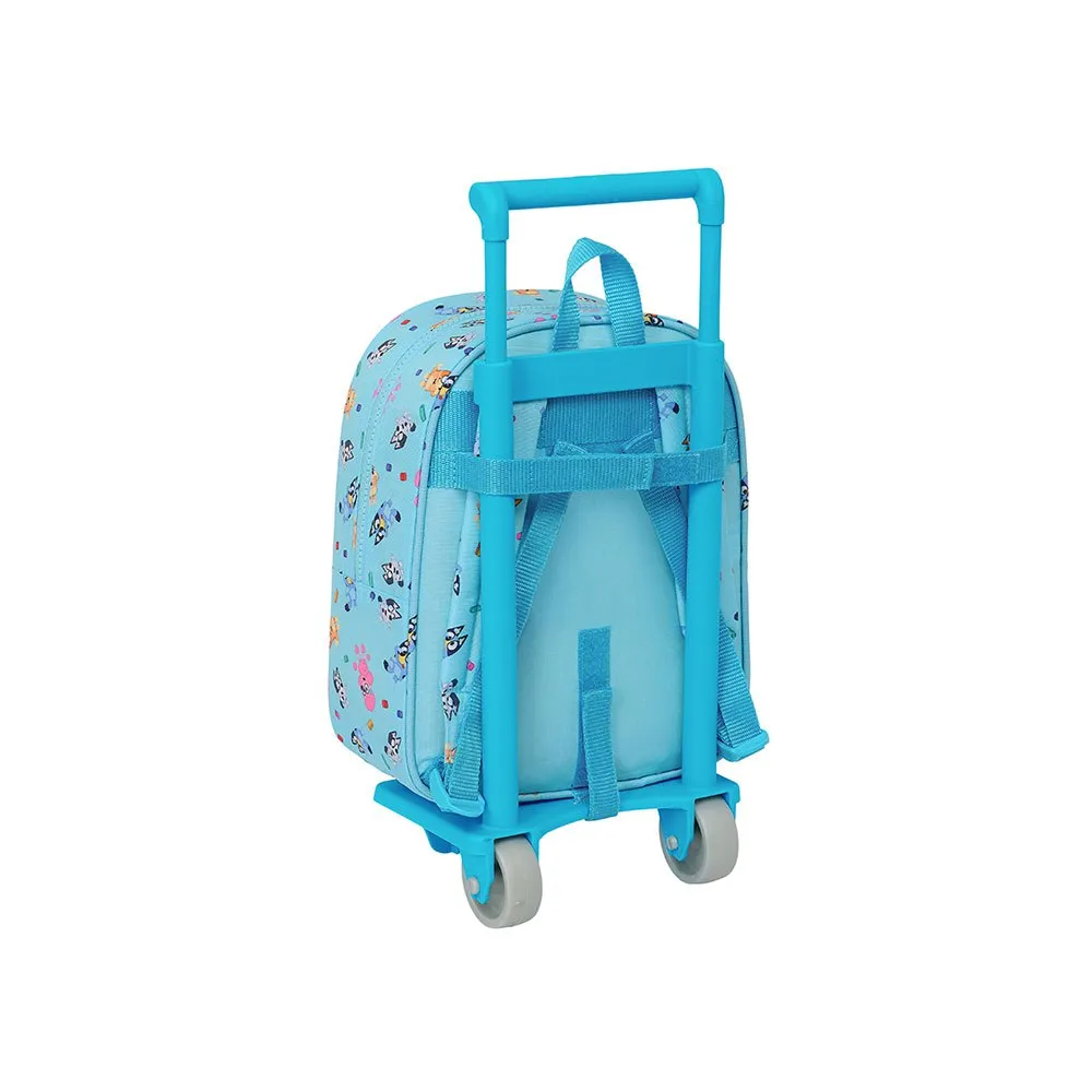 Safta Bluey Mini Ryggsäck Med Hjul, Multicolor
