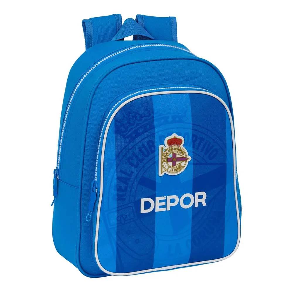 Safta Childish Real Deportivo De La Coruña 10l 27x33x10 Cm Ryggsäck, Multicolor