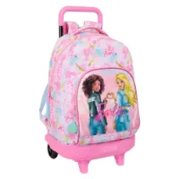 Safta Compact Barbie Painterly Ryggsäck Med Hjul