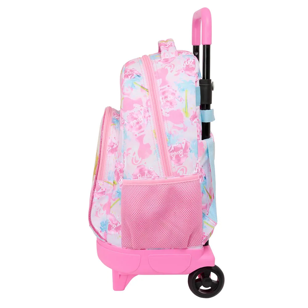 Safta Compact Barbie Painterly Ryggsäck Med Hjul, Multicolor