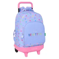 Safta Compact Benetton 33l 33x22x45 Cm Ryggsäck Med Hjul Safta Compact Benetton 33l 33x22x45 Cm Ryggsäck Med Hjul