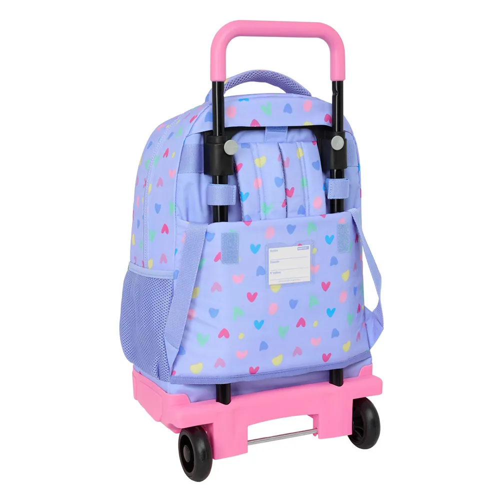 Safta Compact Benetton 33l 33x22x45 Cm Ryggsäck Med Hjul, Multicolor