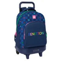 Safta Compact Benetton Damero Ryggsäck Med Hjul Safta Compact Benetton Damero Ryggsäck Med Hjul