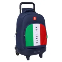 Safta Compact Benetton Flag Ryggsäck Med Hjul Safta Compact Benetton Flag Ryggsäck Med Hjul