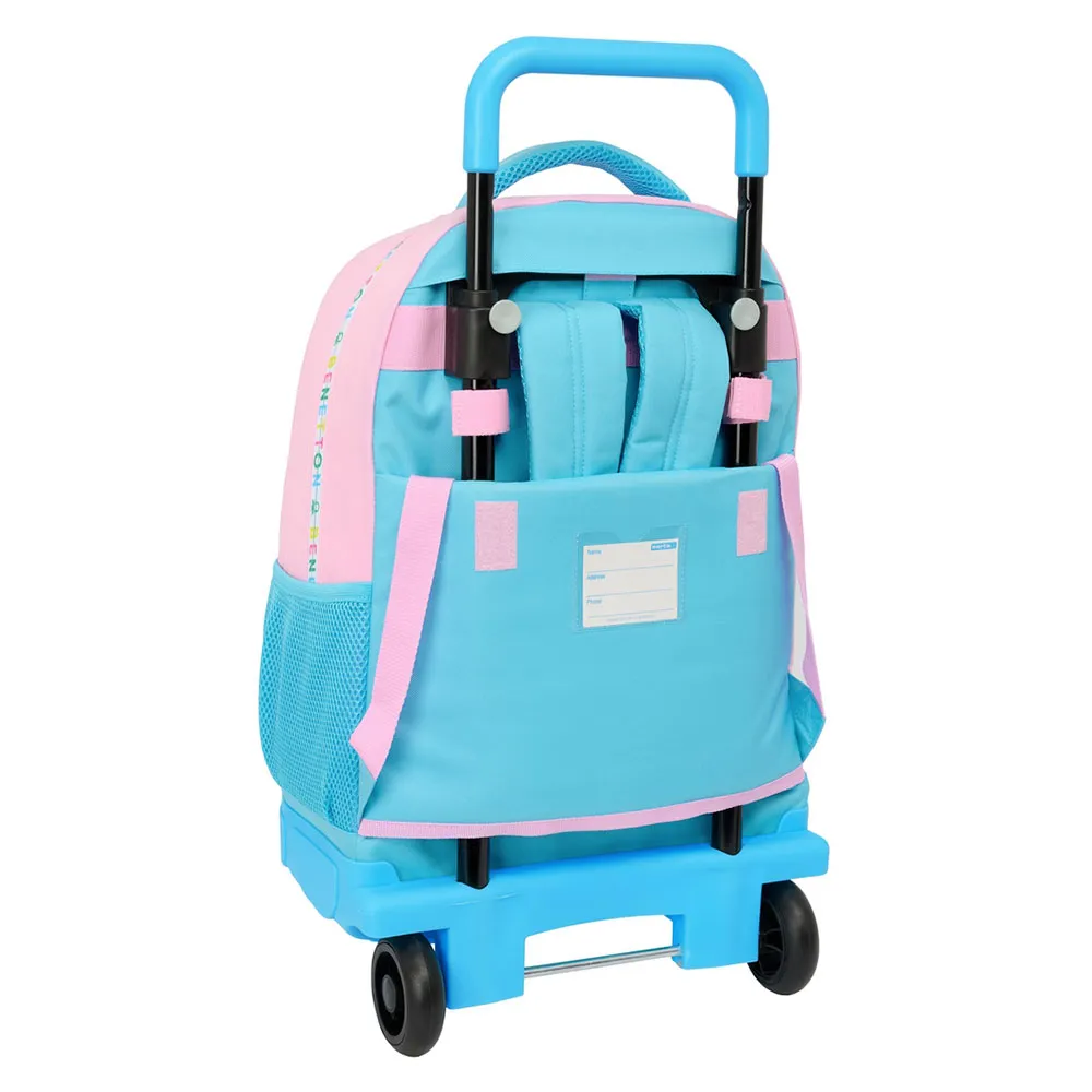 Safta Compact Benetton Unique Ryggsäck Med Hjul, Multicolor