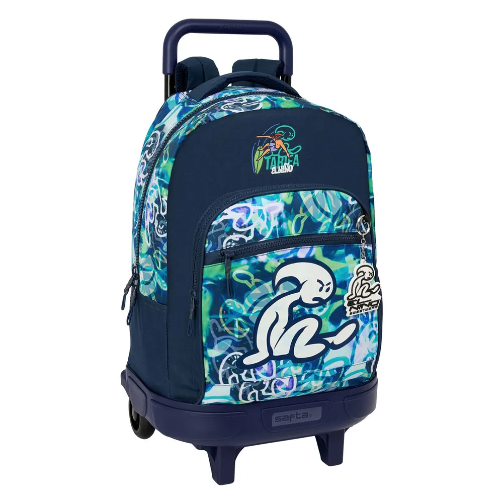 Safta Compact El Niño Kook Ryggsäck Med Hjul, Multicolor