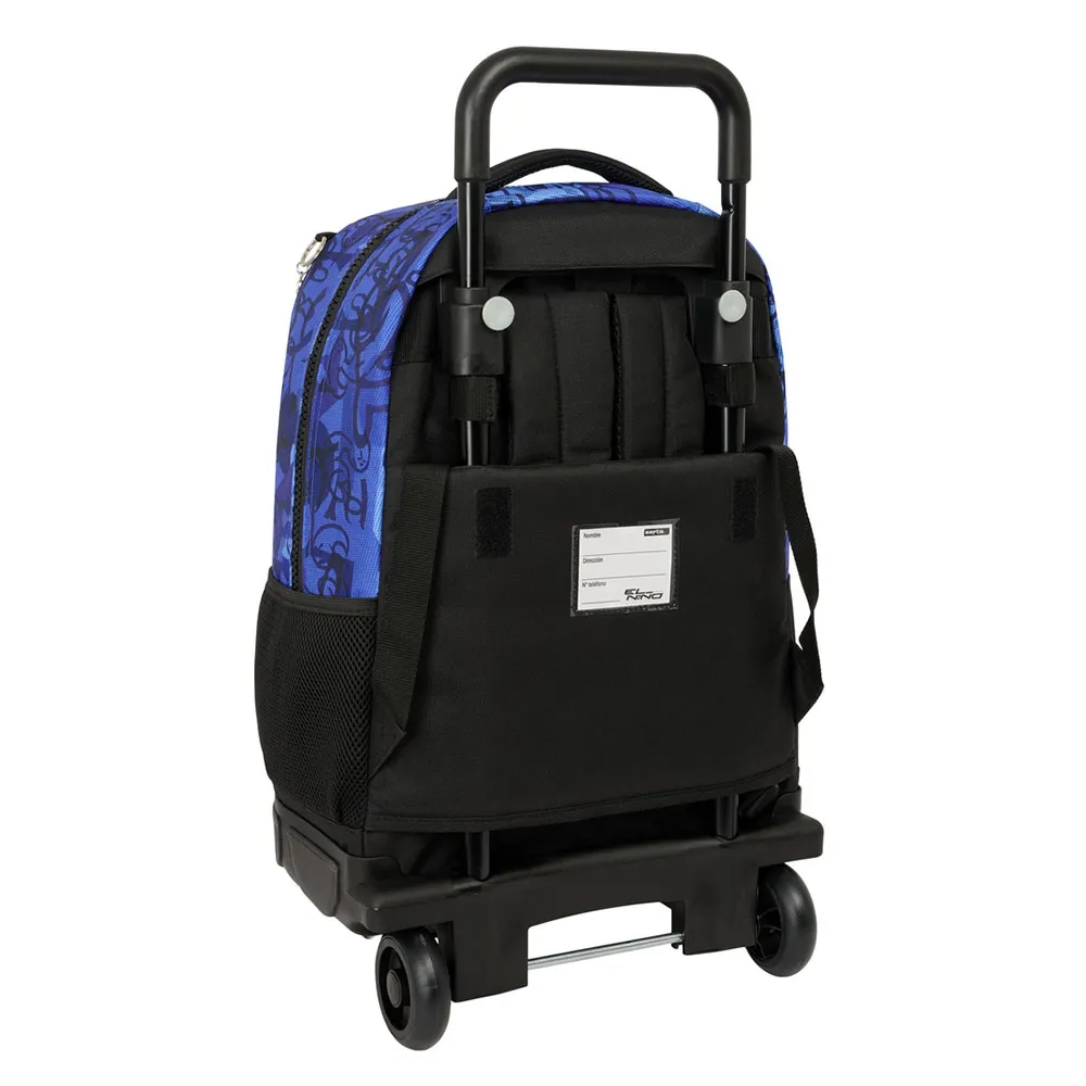 Safta Compact El Niño Roller Ryggsäck Med Hjul, Multicolor