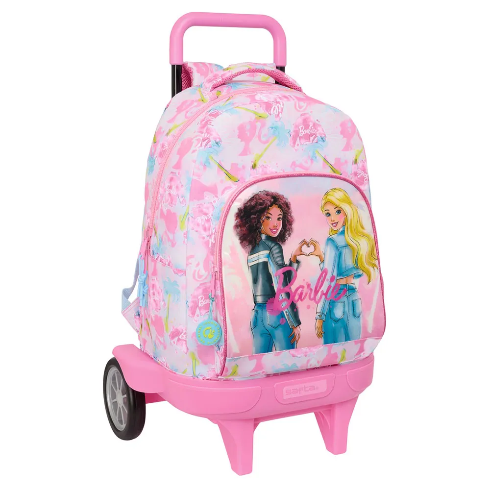 Safta Compact Evolutive Barbie Painterly Ryggsäck Med Hjul, Multicolor Safta Compact Evolutive Barbie Painterly Ryggsäck Med Hjul, Multicolor