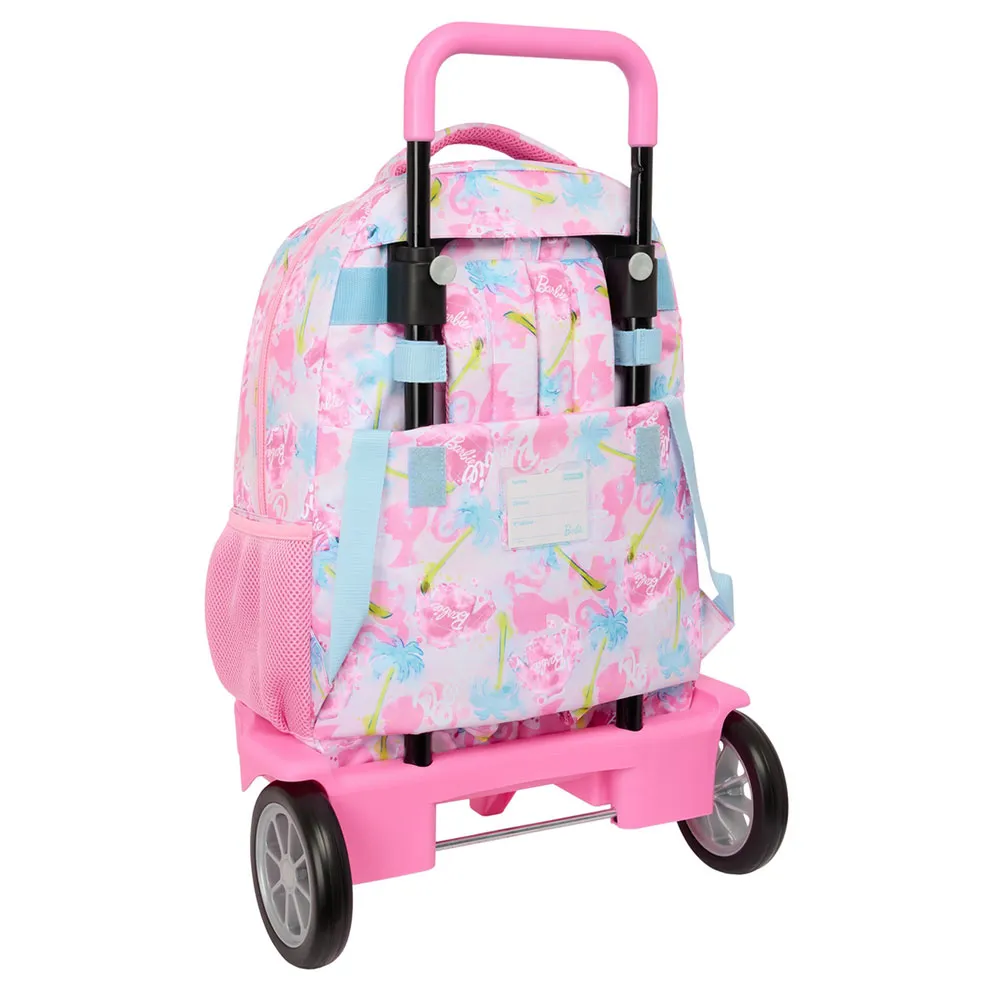 Safta Compact Evolutive Barbie Painterly Ryggsäck Med Hjul, Multicolor Safta Compact Evolutive Barbie Painterly Ryggsäck Med Hjul, Multicolor