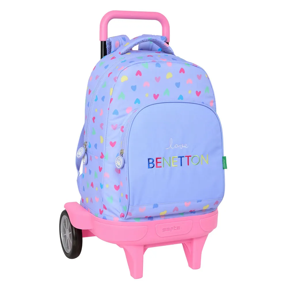 Safta Compact Evolutive Benetton 33l 33x22x45 Cm Ryggsäck Med Hjul, Multicolor Safta Compact Evolutive Benetton 33l 33x22x45 Cm Ryggsäck Med Hjul, Multicolor