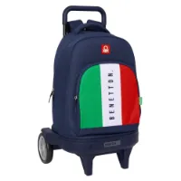 Safta Compact Evolutive Benetton Flag Ryggsäck Med Hjul Safta Compact Evolutive Benetton Flag Ryggsäck Med Hjul