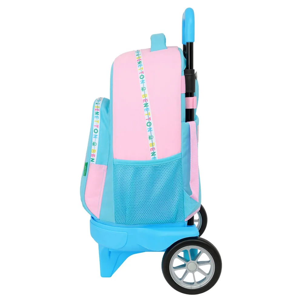Safta Compact Evolutive Benetton Unique Ryggsäck Med Hjul, Multicolor